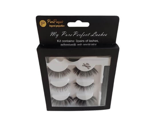 My PurePerfect Magnetic Reusable Eyelashes with Eyeliner and Tweezers (PPL0106)