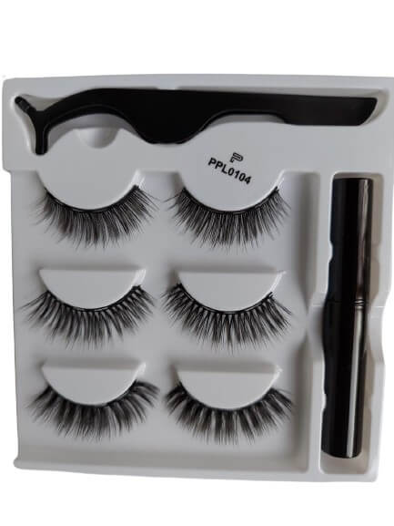 My PurePerfect Magnetic Reusable Eyelashes with Eyeliner and Tweezers (PPL0104) - Image 2