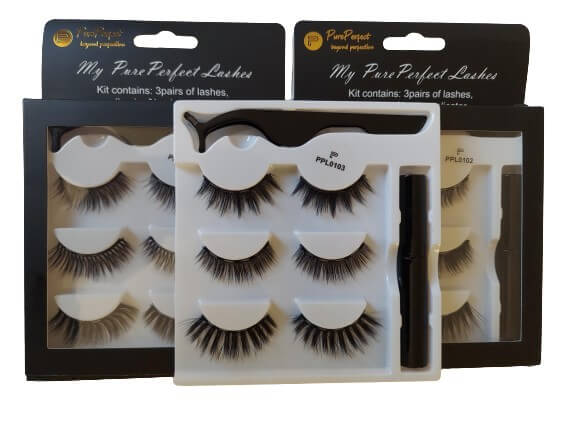 My PurePerfect Magnetic Reusable Eyelashes with Eyeliner and Tweezers (PPL0103) - Image 3