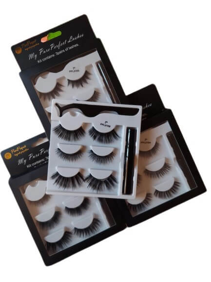 My PurePerfect Magnetic Reusable Eyelashes with Eyeliner and Tweezers (PPL0106) - Image 3