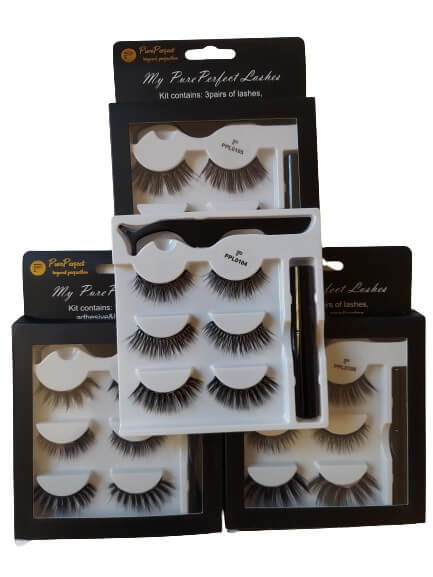My PurePerfect Magnetic Reusable Eyelashes with Eyeliner and Tweezers (PPL0104) - Image 4