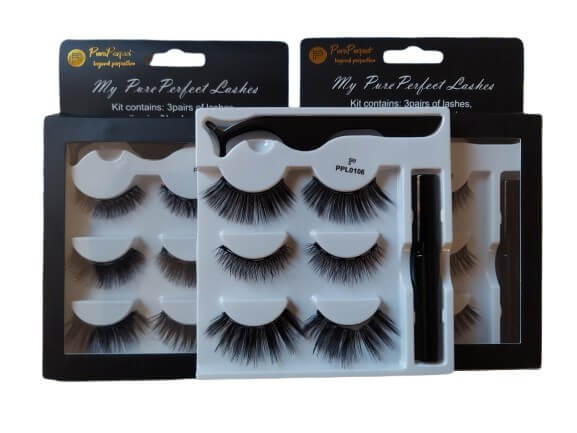 My PurePerfect Magnetic Reusable Eyelashes with Eyeliner and Tweezers (PPL0106) - Image 6