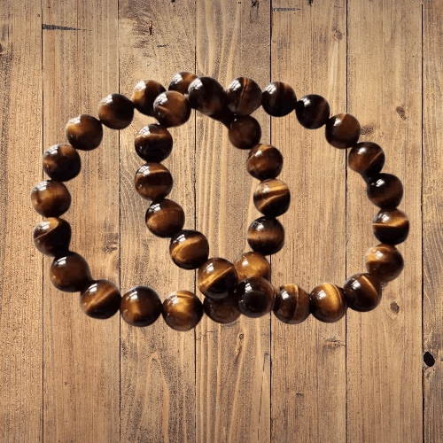 Tiger Eye Protection Unisex Healing Crystal Bracelet for Spiritual Positive Energy Stress Relief Cute Unisex Style 8mm/10mm with Gift Box - Image 2