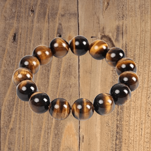 Tiger Eye Protection Unisex Healing Crystal Bracelet for Spiritual Positive Energy Stress Relief Cute Unisex Style 8mm/10mm with Gift Box - Image 5