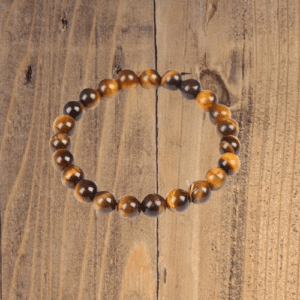 Tiger Eye Protection Unisex Healing Crystal Bracelet for Spiritual Positive Energy Stress Relief Cute Unisex Style 8mm/10mm with Gift Box