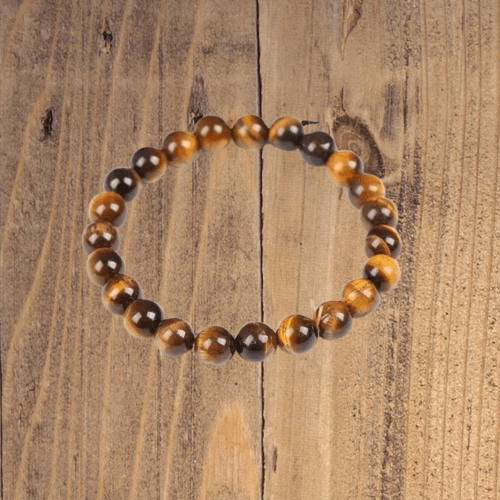 Tiger Eye Protection Unisex Healing Crystal Bracelet for Spiritual Positive Energy Stress Relief Cute Unisex Style 8mm/10mm with Gift Box